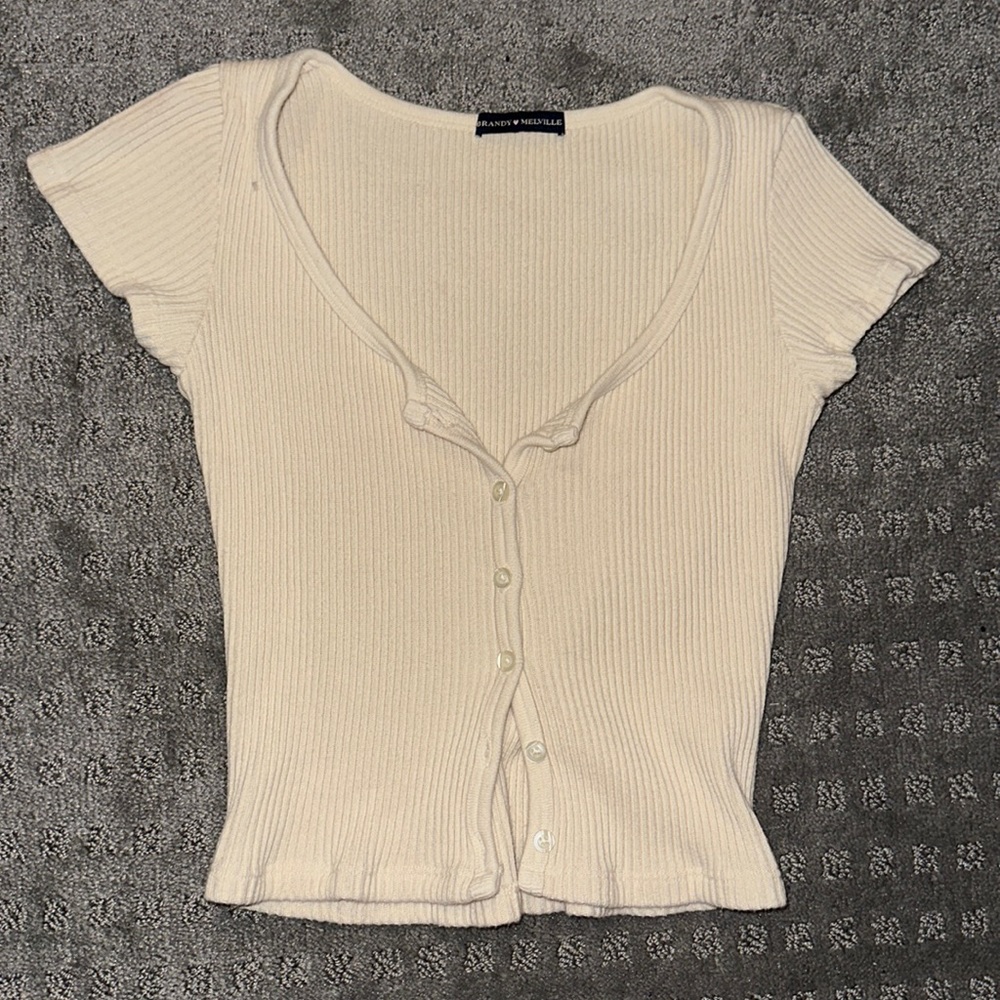 brandy button up stretchy material
